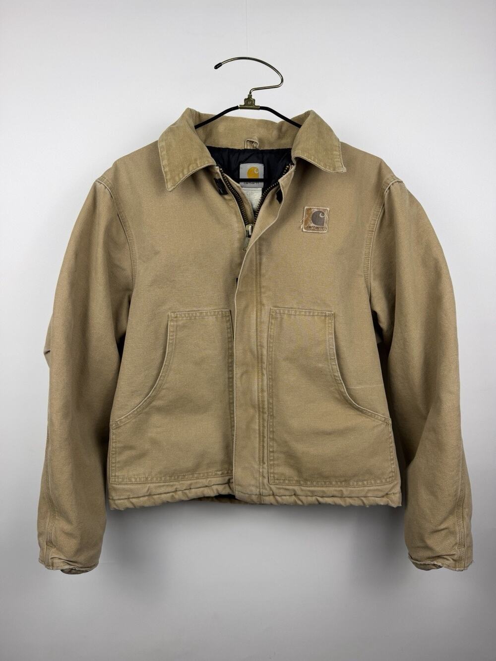 2003 Carhartt J02 SDL Jacket Traditional Arctic Duck Canvas Insulated L 23x24